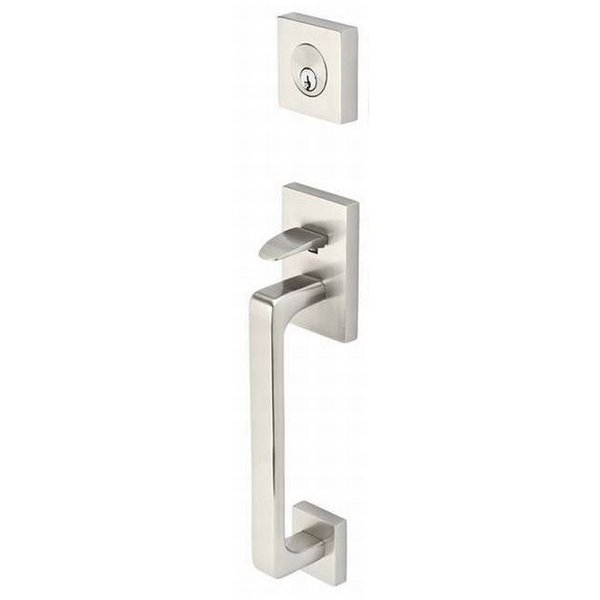 Satin Nickel Handleset 4810OCTUS15, EMTEK, Mfr# 4810OCTUS15